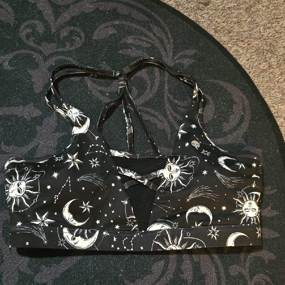 Black Milk Sun And Moon Sheer V Crop